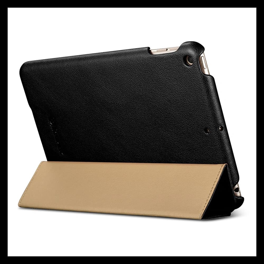 Case iCarer Leder Folio Apple iPad mini 7.9 2019 (5. Generation) schwarz - 7