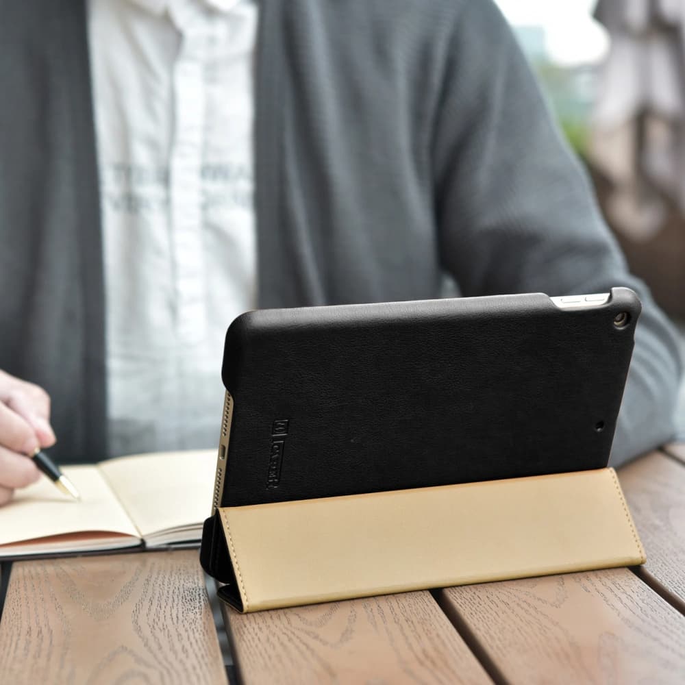 Case iCarer Leder Folio Apple iPad mini 7.9 2019 (5. Generation) schwarz - 15