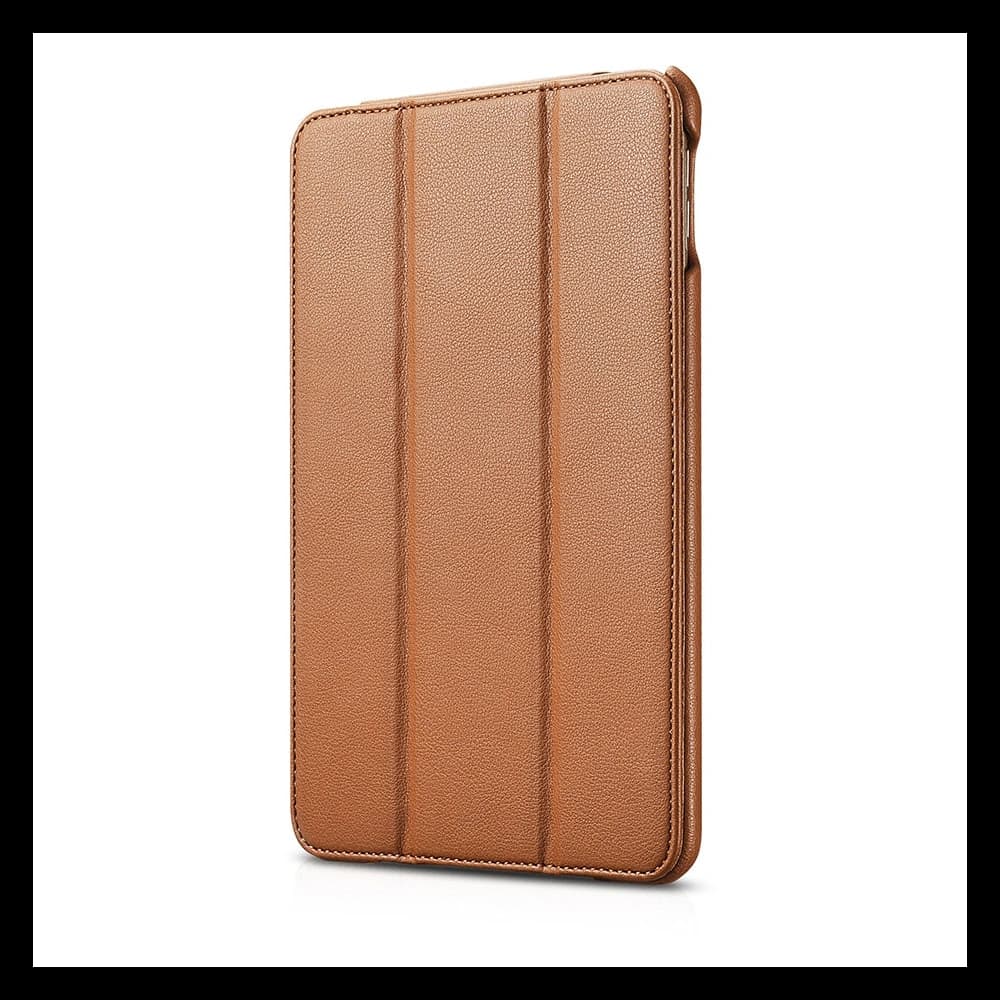 Case iCarer Leder Folio Apple iPad mini 7.9 2019 (5. Generation) braun - 1