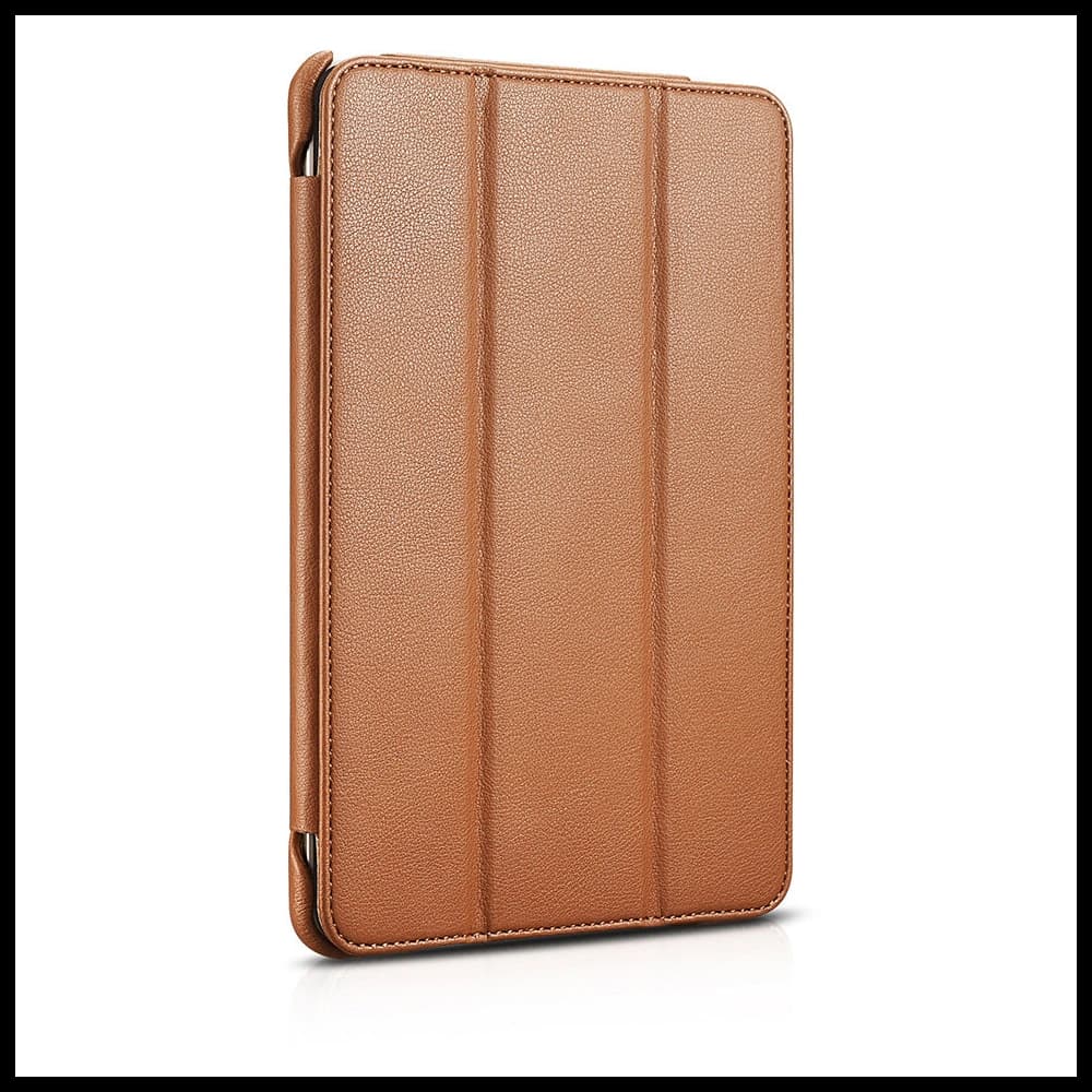 Case iCarer Leder Folio Apple iPad mini 7.9 2019 (5. Generation) braun - 2