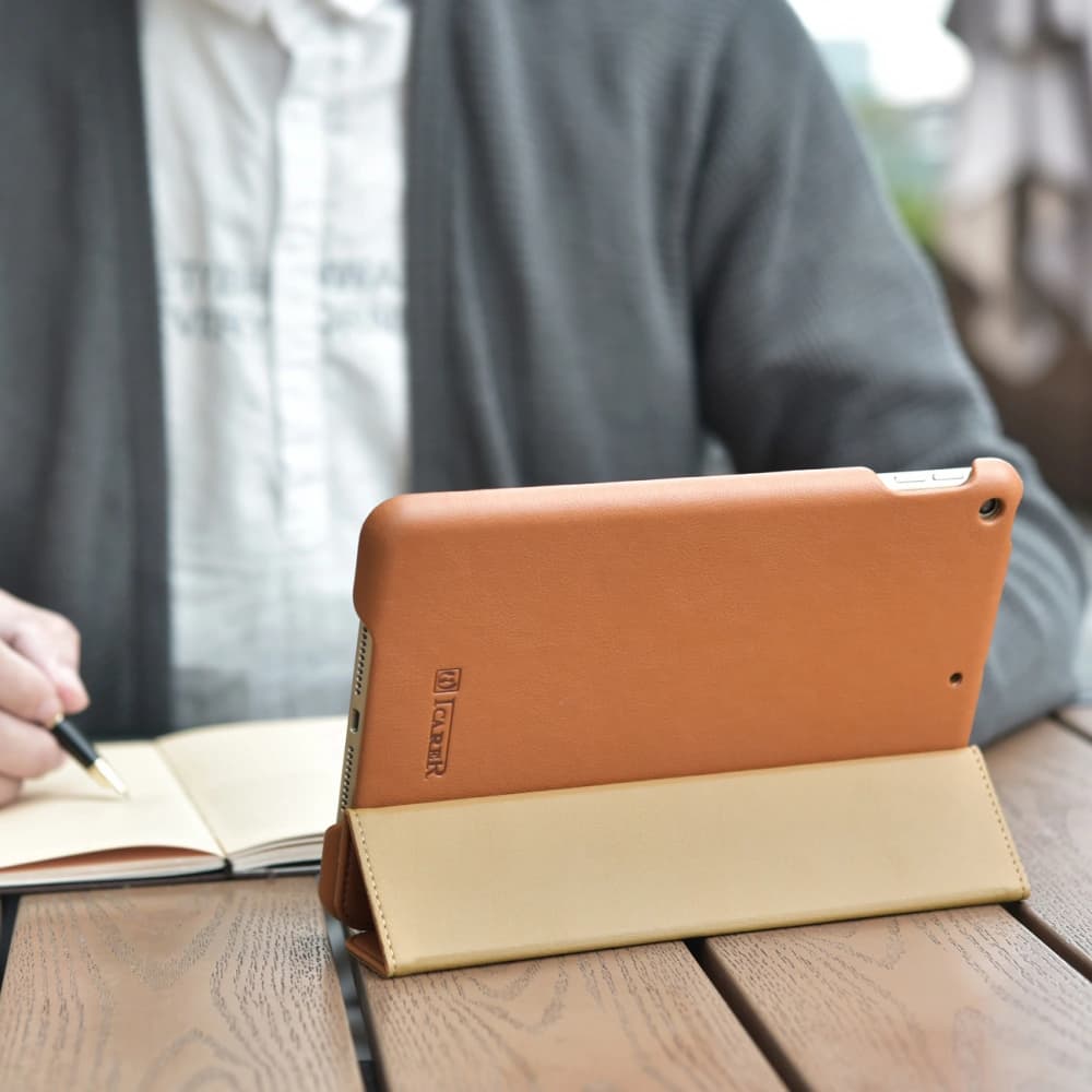 Case iCarer Leder Folio Apple iPad mini 7.9 2019 (5. Generation) braun - 16