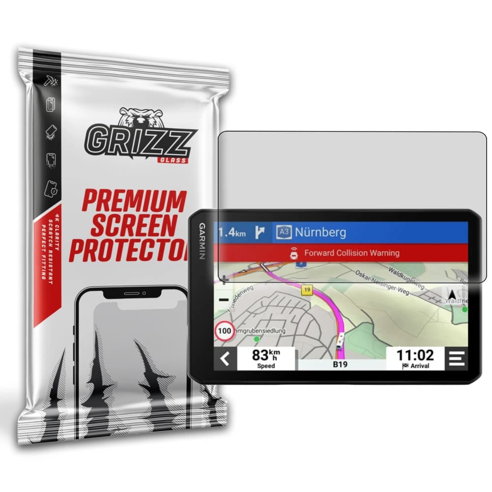 Matte Folie GrizzGlass PaperScreen für Garmin CamperCam 795 - 1