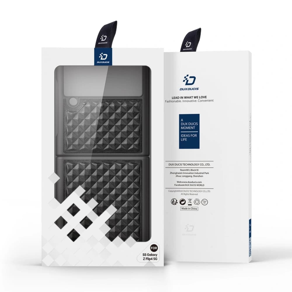 Case Dux Ducis Venice Samsung Galaxy Z Flip 4 schwarz - 5
