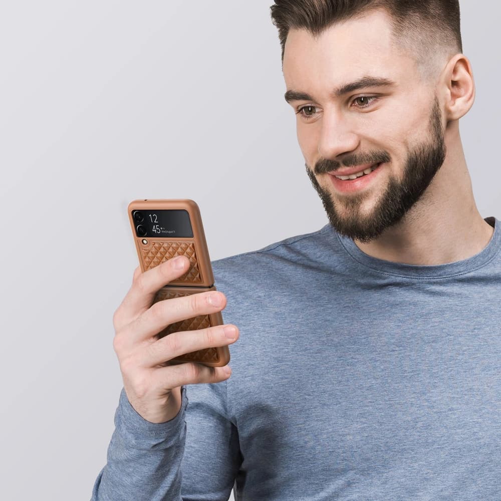 Case Dux Ducis Venice Samsung Galaxy Z Flip 4 braun - 7