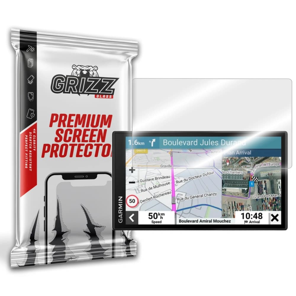 GrizzGlass HybridGlass Garmin dezl LGV610 - 1