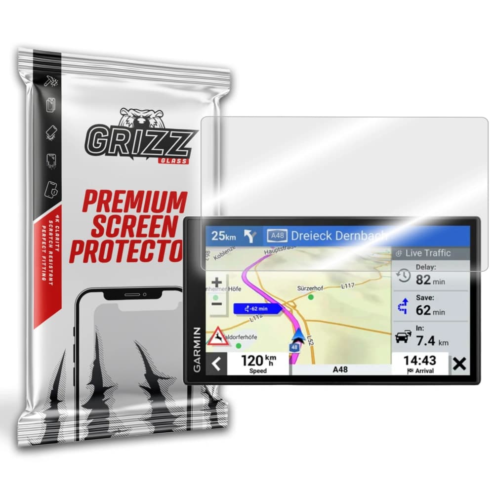 GrizzGlass HybridGlass Garmin DriveSmart 76 - 1