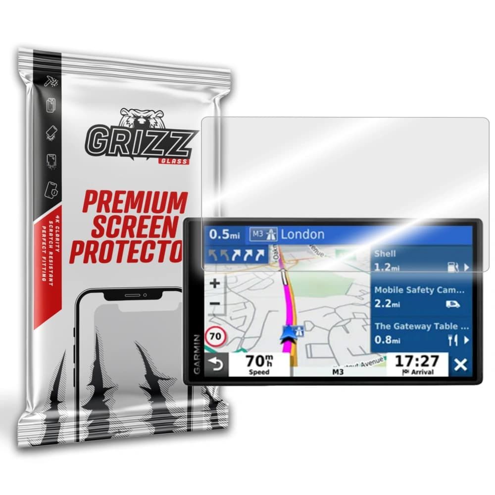 GrizzGlass HybridGlass Garmin DriveSmart 55 Live Traffic - 1
