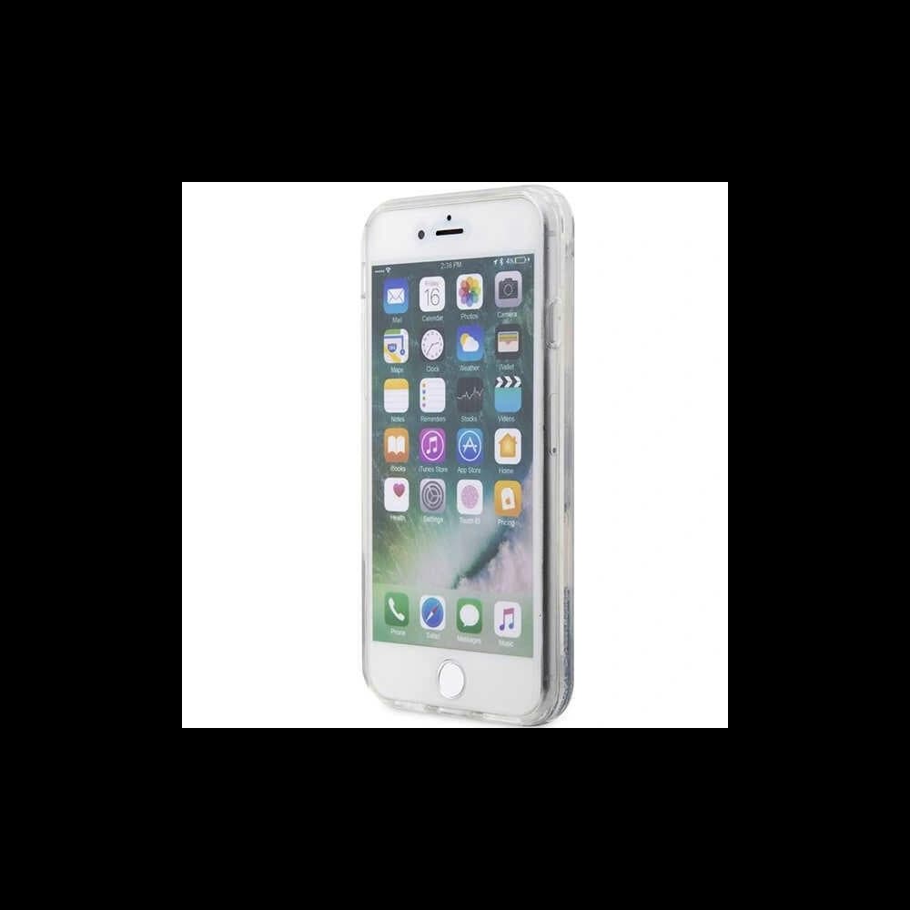 Karl Lagerfeld KLHCI8LNCHCS Apple iPhone SE 2022/SE 2020/8/7 silver hardcase Glitter Choupette Head - 5