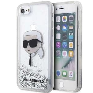 Case Karl Lagerfeld KLHCI8LNKHCH Apple iPhone SE 2022/SE 2020/8/7 Silber/hardcase Glitter Karl Head