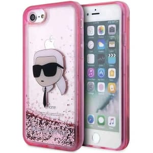 Case Karl Lagerfeld KLHCI8LNKHCP Apple iPhone SE 2022/SE 2020/8/7 rosa/pink Hardcase Glitter Karl Head