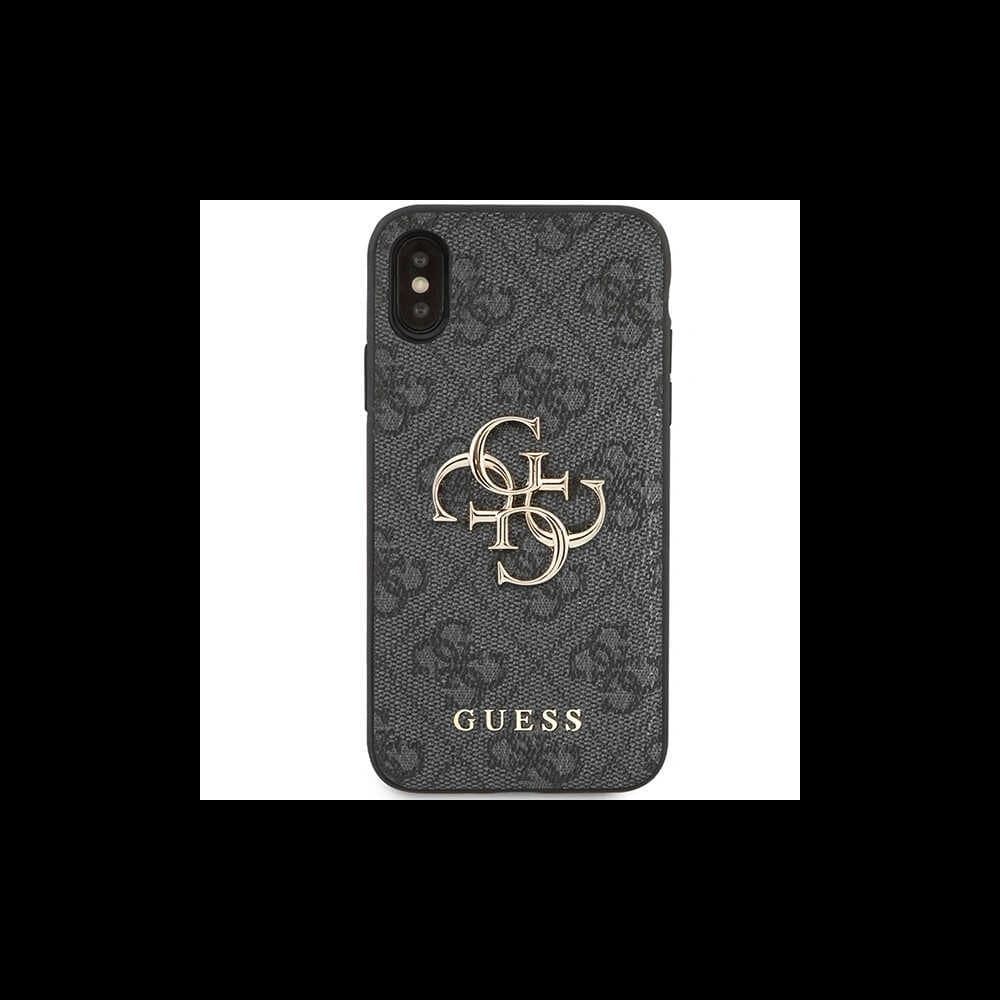 Case Guess GUHCPX4GMGGR Apple iPhone XS/X grau/grau Hartschale 4G Big Metal Logo - 3