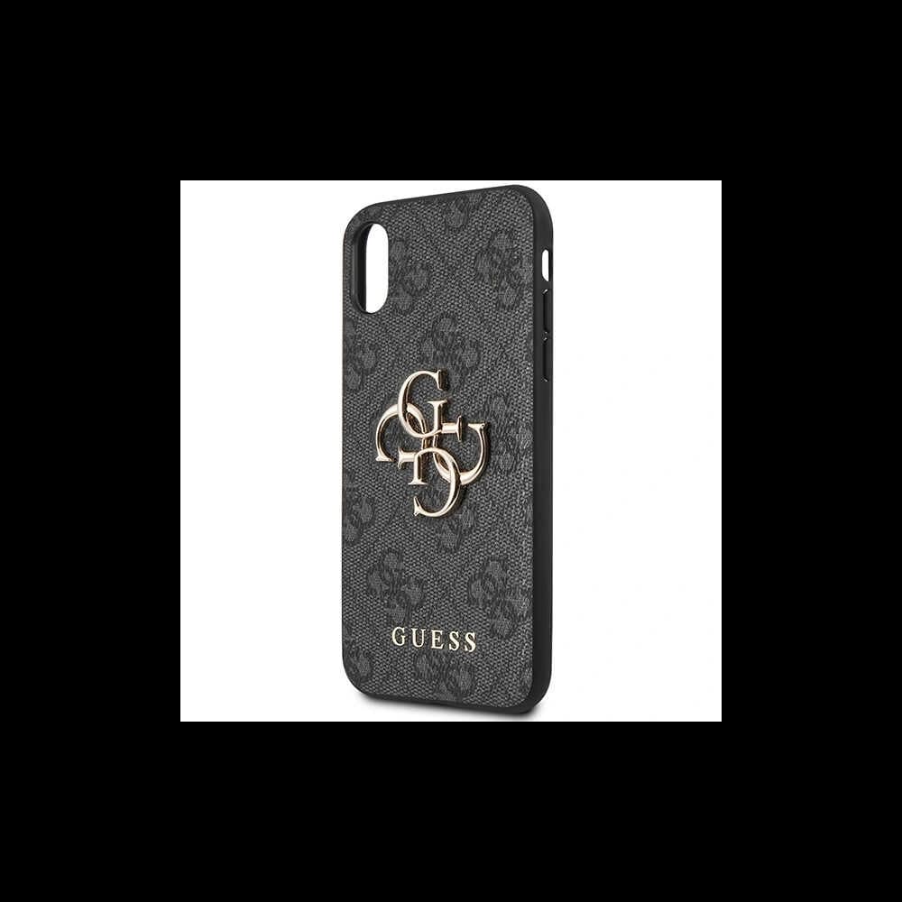 Case Guess GUHCPX4GMGGR Apple iPhone XS/X grau/grau Hartschale 4G Big Metal Logo - 6