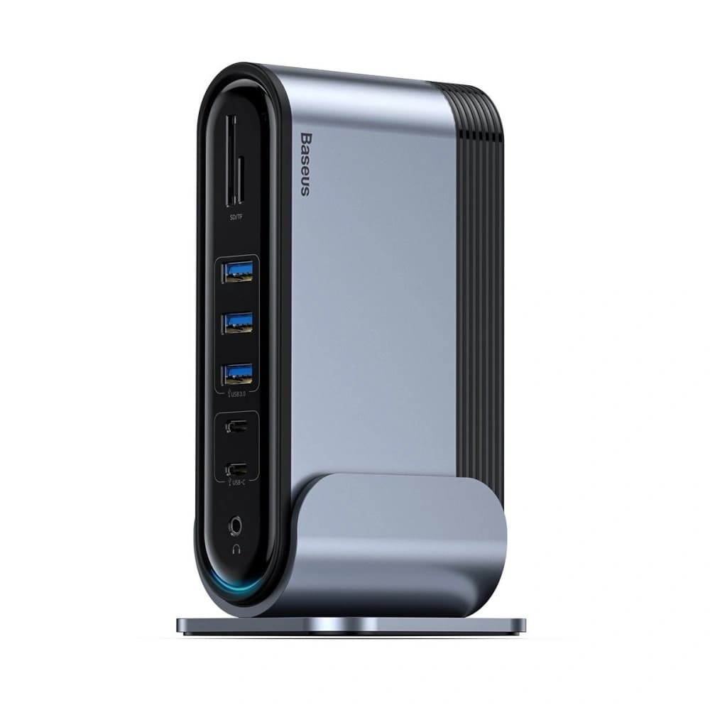 [OUTLET] Baseus Working Station Multifunctional Type-C HUB Adapter (CN+UK+EU) Dark gray - 3