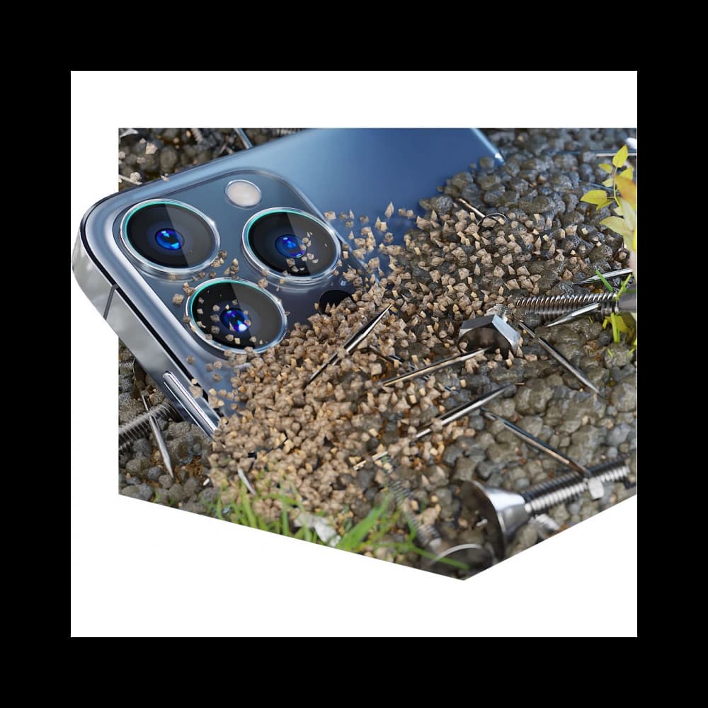 Hybridglas für die Kameraobjektiv 3MK Lens Protection Pro Samsung Galaxy S23+ Plus schwarz - 4