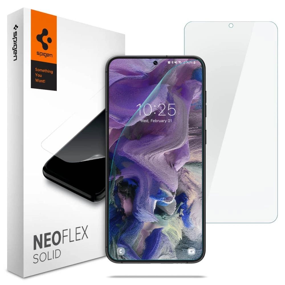 Folie Spigen Neo Flex Samsung Galaxy S23 Clear [2 PACK] - 1