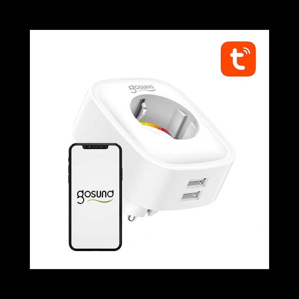 Smart plug WiFi Gosund SP112 2xUSB Tuya - 2