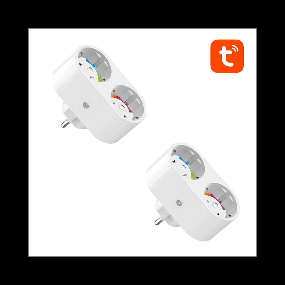 Double Smart plug WiFi Gosund SP211 3500W Tuya [2 PACK] - 1