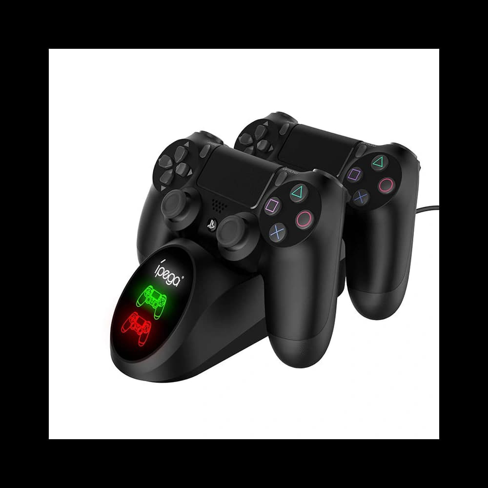 iPega Double Docking Station Charger PG-9180 PS4 GamePad (black) - 2