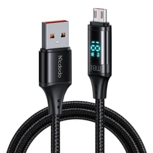 Kabel Mcdodo CA-1070 USB-A/microUSB, 3A, 1.2m (schwarz)