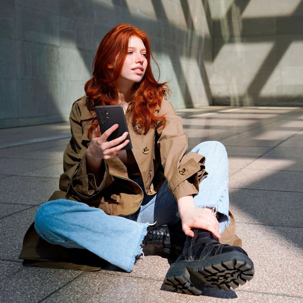 Spigen Liquid Air Samsung Galaxy S23 Ultra Matte Black - 10