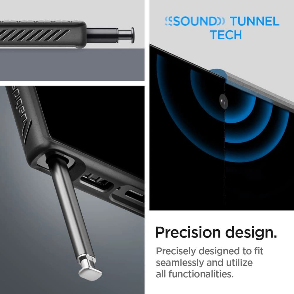 Spigen Liquid Air Samsung Galaxy S23 Ultra Matte Black - 14