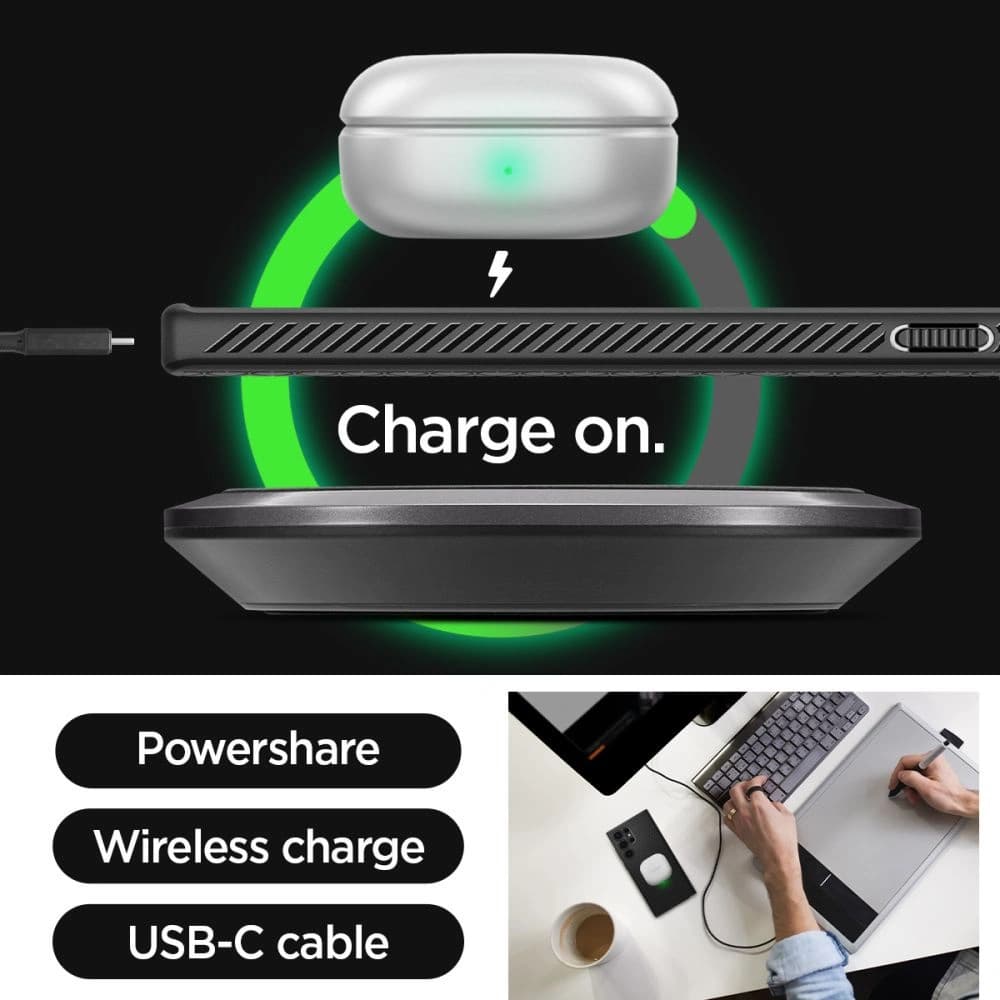 Spigen Liquid Air Samsung Galaxy S23 Ultra Matte Black - 15