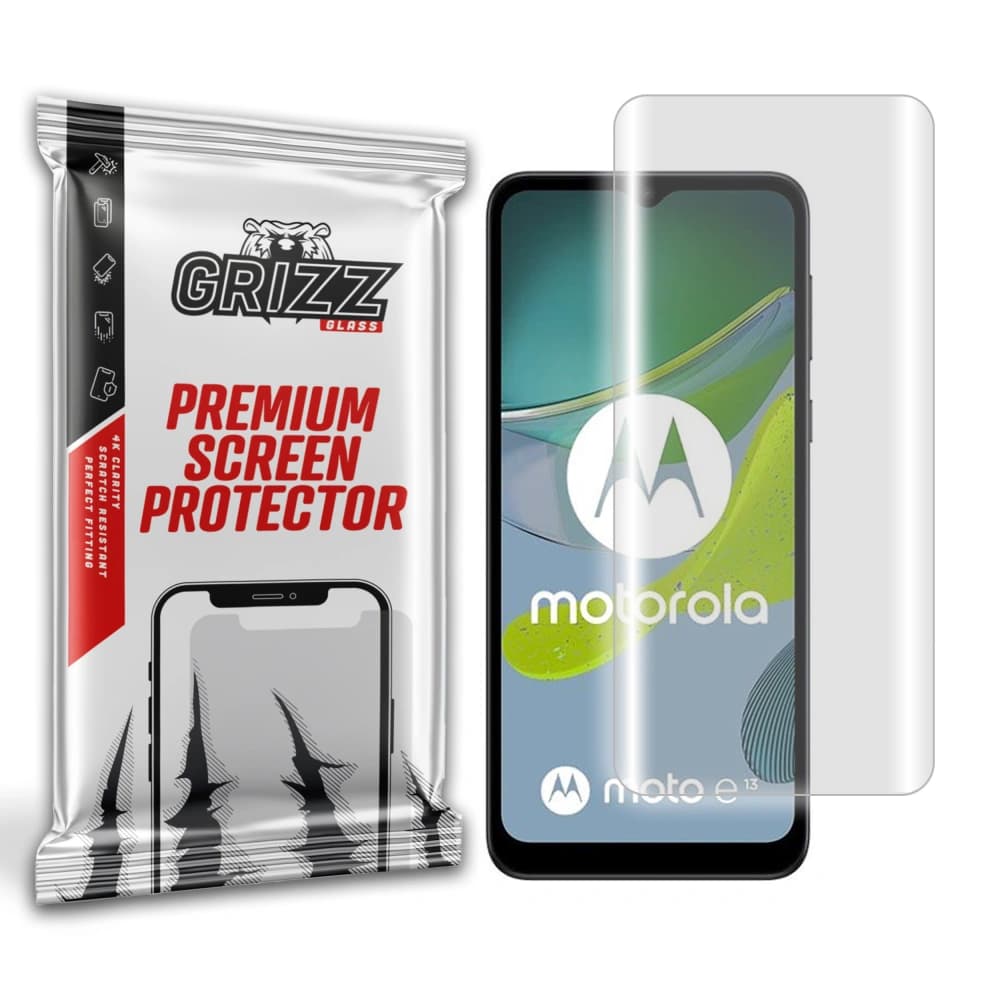 Hydrogel-Folie GrizzGlass Hydrofilm für Motorola Moto E13 - 1