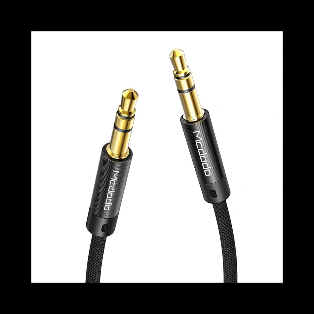 Mcdodo CA-6640 mini jack 3,5mm AUX Cable, 1.2m (black) - 4
