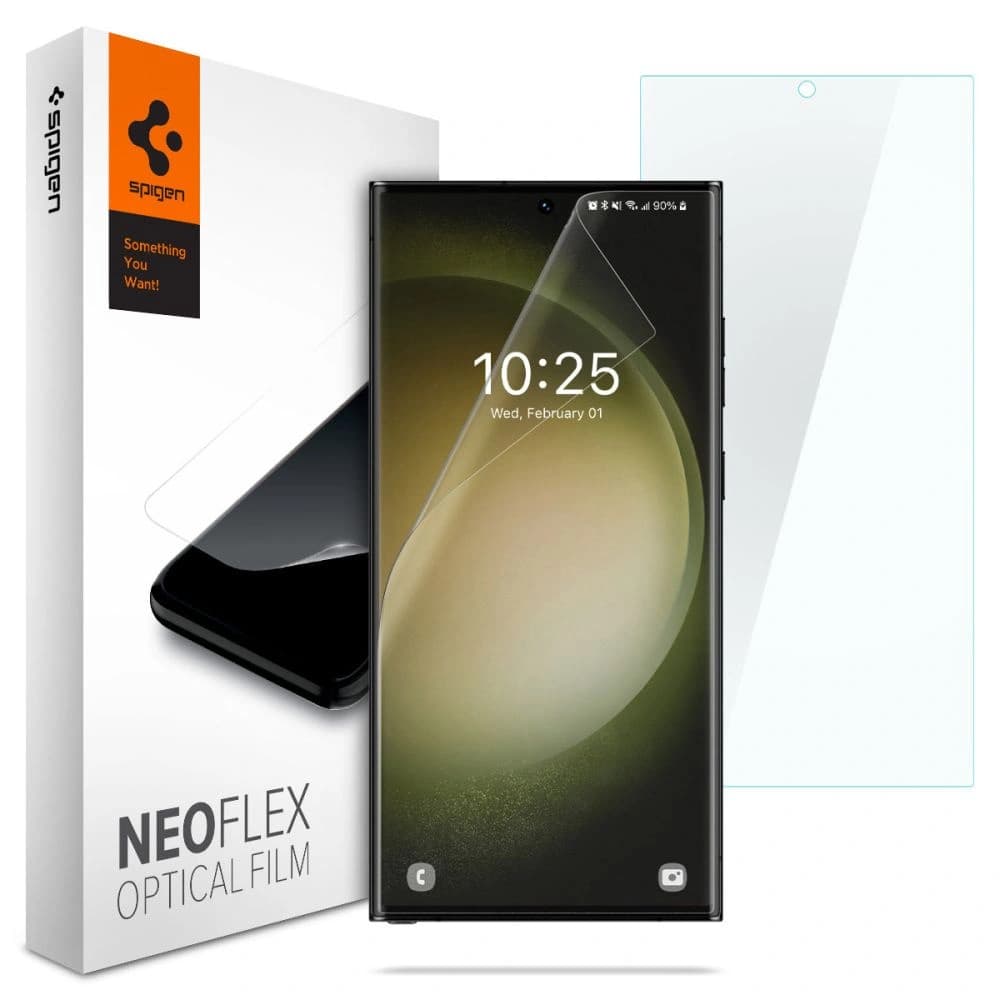 Spigen Neo Flex Samsung Galaxy S23 Ultra Clear [2 PACK] - 1