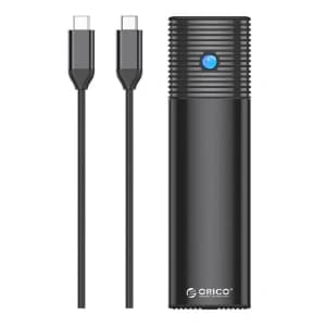 Externe Gehäuse für M.2 NVMe, Orico PWM2-G2-BK-EP, USB-C, 10Gbps (schwarz)