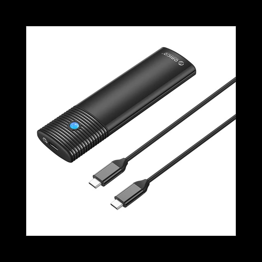 Externe Gehäuse für M.2 NVMe, Orico PWM2-G2-BK-EP, USB-C, 10Gbps (schwarz) - 2