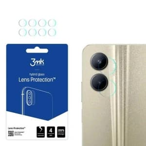 Hybriertes Glas für das Kameraobjektiv 3MK Lens Protect Realme C33 [4 PACK]