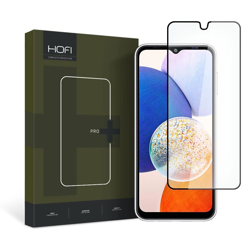 Gehärtetes Glas Hofi Glass Pro+ Samsung Galaxy A14 5G Schwarz - 1