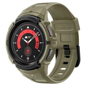 Spigen Rugged Armor Pro Samsung Galaxy Watch 5 Pro 45mm Vintage Khaki