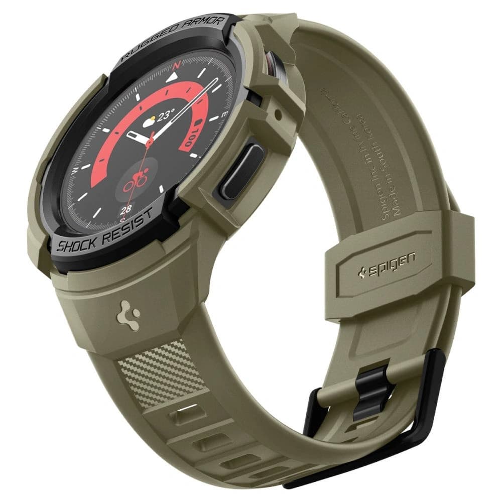 Spigen Rugged Armor Pro Samsung Galaxy Watch 5 Pro 45mm Vintage Khaki - 2