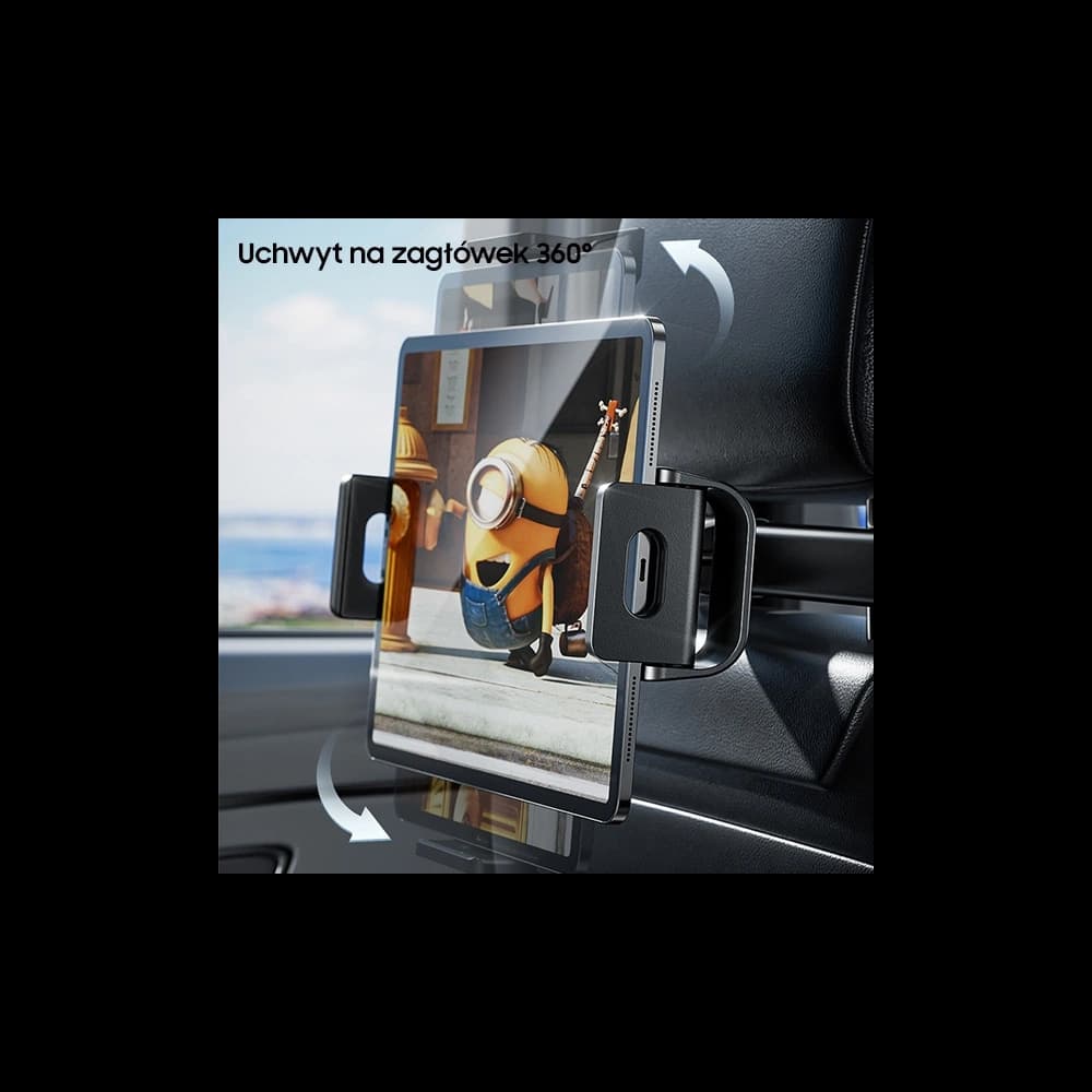 AWEI Headrest mount X40 13-22cm black - 7