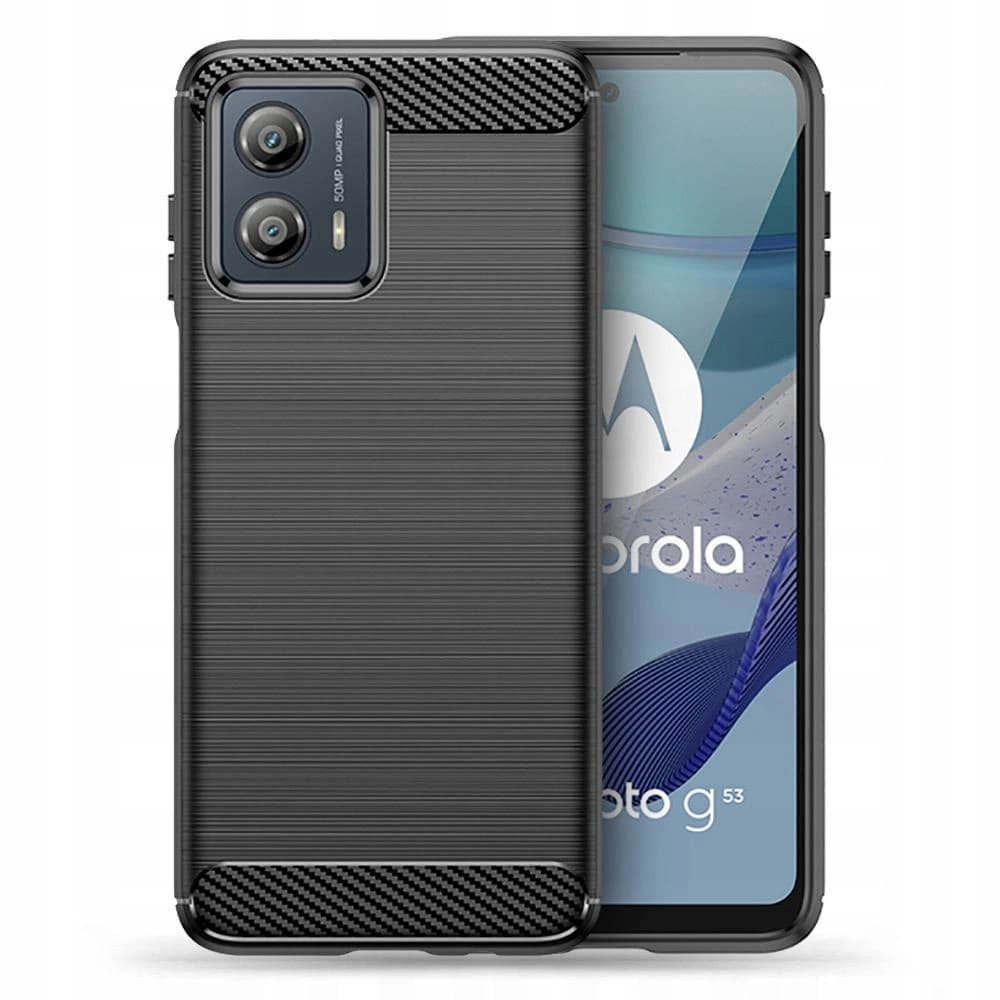 Tech-Protect Gehäuse TPUCarbon Motorola Moto G53 5G Schwarz - 1