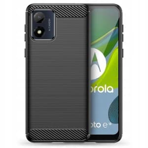 Tech-Protect Tasche TPUCarbon Motorola Moto E13 Schwarz