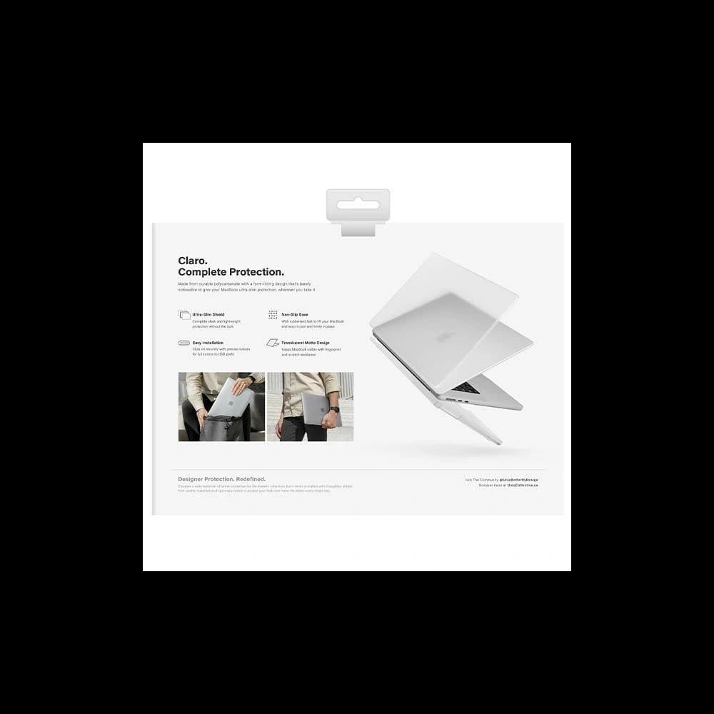 UNIQ Claro Apple MacBook Air 13 2022 dove matte clear - 4