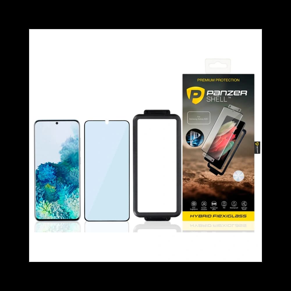 PanzerShell Samsung Hybridglas Hybrid Flexi Glas Galaxy S20+ Plus - 1