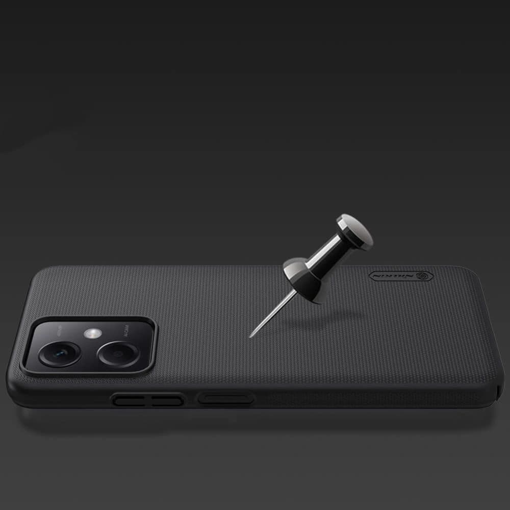 Nillkin Xiaomi Fall mattiert Schild Redmi Note 12/POCO X5 5G Schwarz - 5