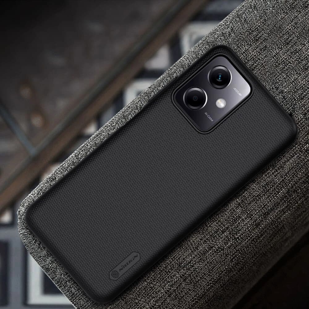 Nillkin Xiaomi Fall mattiert Schild Redmi Note 12/POCO X5 5G Schwarz - 7