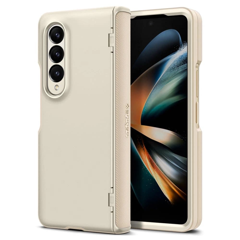 Spigen Samsung Fall Slim Rüstung Pro Galaxy Z Fold 4 Perlen Elfenbein - 15