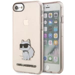 Karl Lagerfeld Apple Tasche KLHCI8HNCHTCP iPhone SE 2022/SE 2020/8/7 rosa/rosa Hartschale Ikonik Choupette