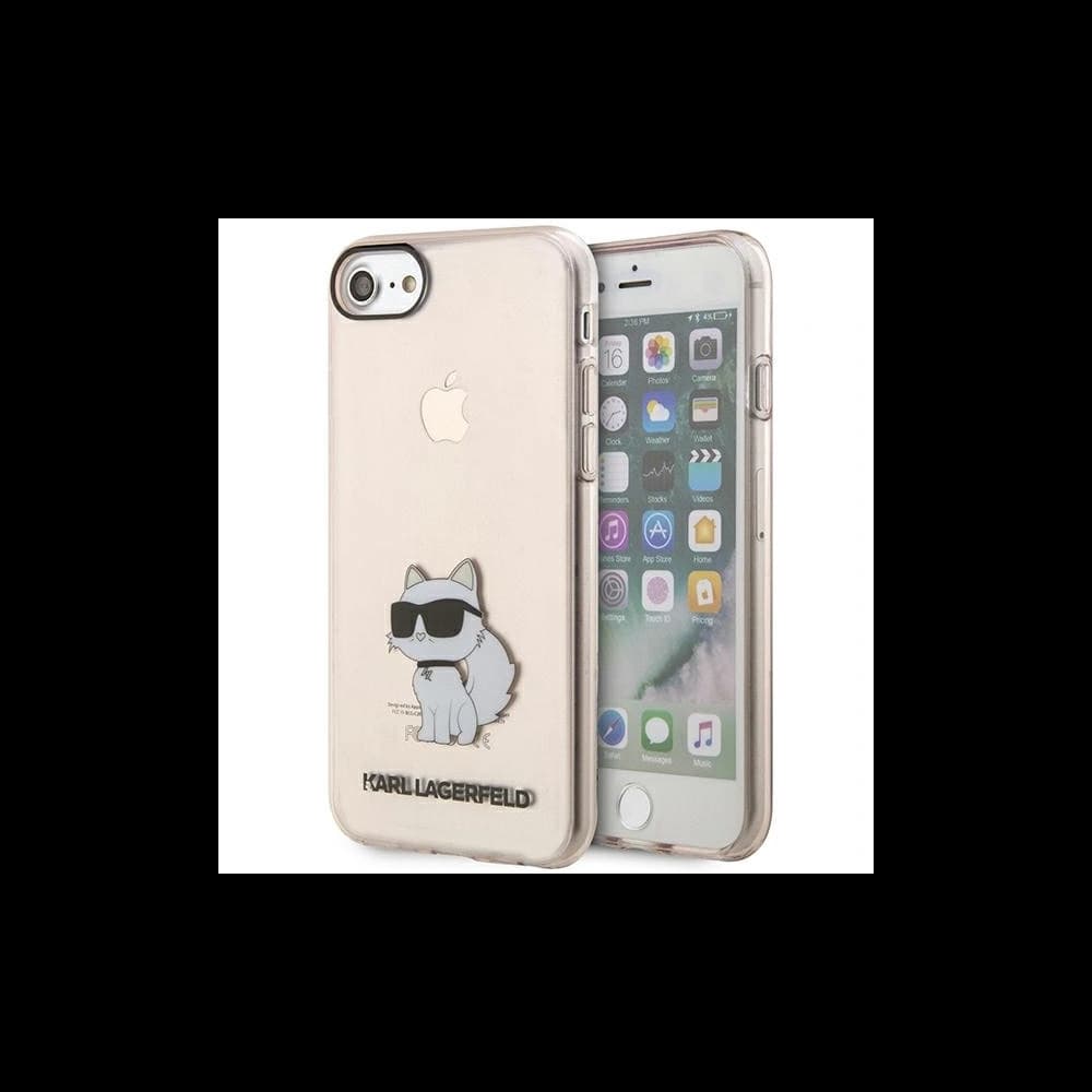 Karl Lagerfeld KLHCI8HNCHTCP Apple iPhone SE 2022/SE 2020/8/7 pink hardcase Ikonik Choupette - 1