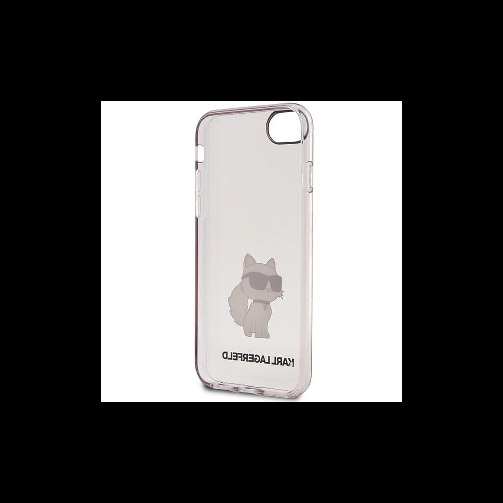 Karl Lagerfeld KLHCI8HNCHTCP Apple iPhone SE 2022/SE 2020/8/7 pink hardcase Ikonik Choupette - 4