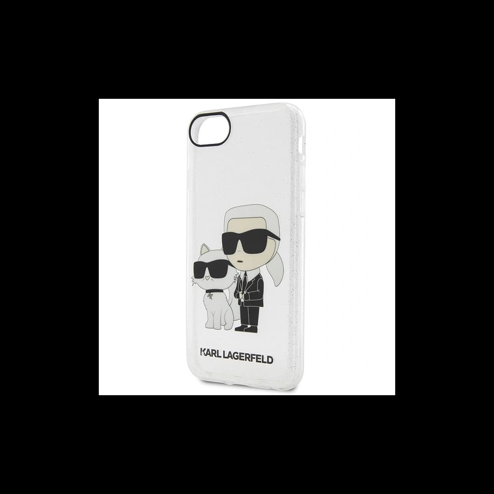 Karl Lagerfeld KLHCI8HNKCTGT Apple iPhone SE 2022/SE 2020/8/7 transparent hardcase Gliter Karl&Choupette - 3