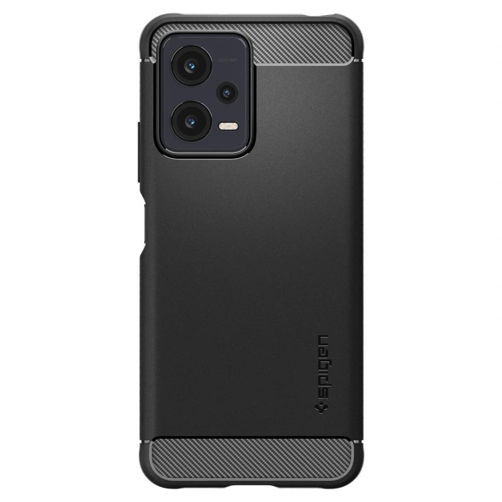 Spigen Xiaomi Gehäuse Rugged Armor Redmi Note 12/POCO X5 5G Mattschwarz - 2