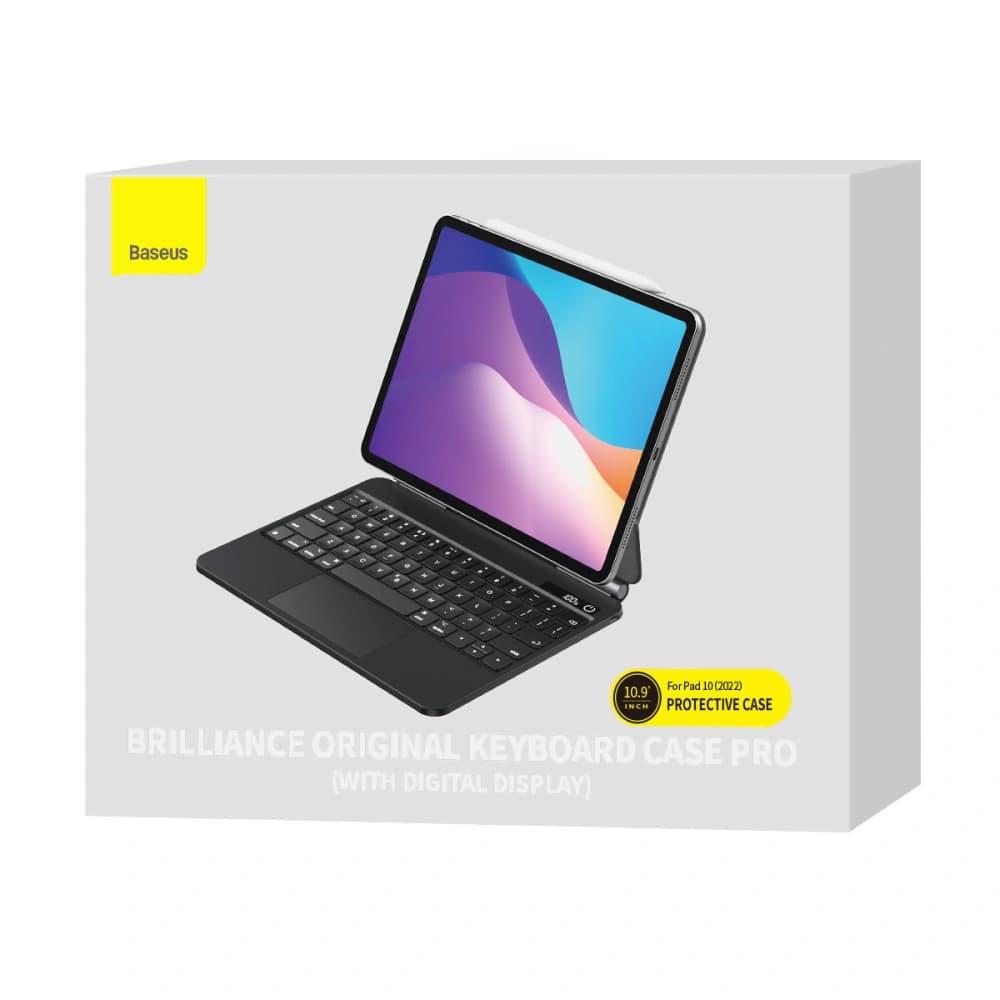 Etui Baseus Brilliance Keyboard Apple iPad Air 10.9 (4. i 5. gen)/iPad Pro 11 (1., 2. i 3. gen)/iPad 10.9 2022 (10. gen) szare - 5