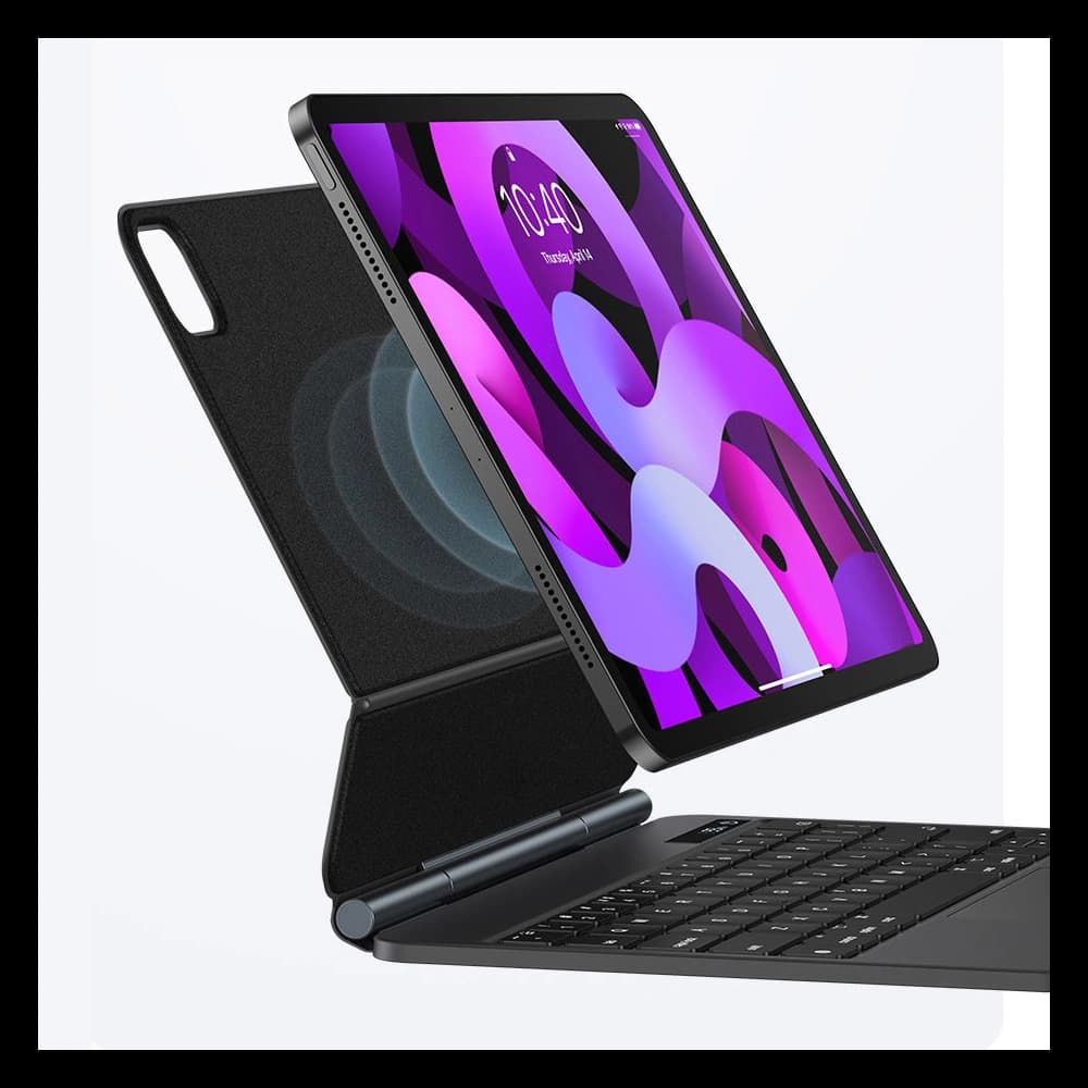 Etui Baseus Brilliance Keyboard Apple iPad Air 10.9 (4. i 5. gen)/iPad Pro 11 (1., 2. i 3. gen)/iPad 10.9 2022 (10. gen) szare - 18